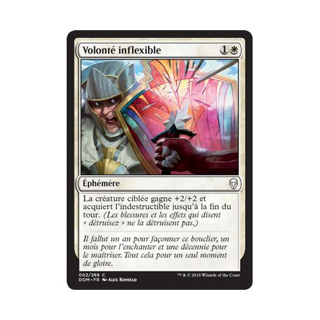 Volonté inflexible / Adamant Will