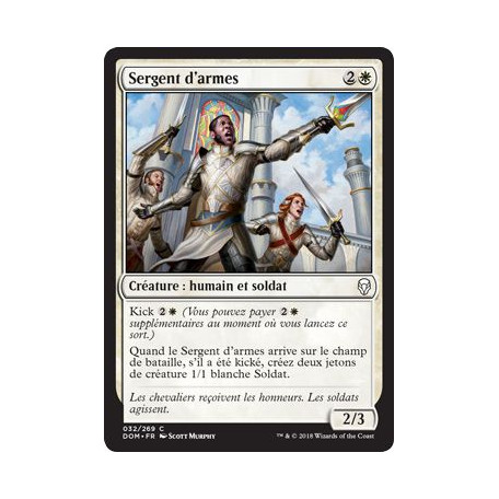 Sergent d'armes / Sergeant-at-Arms