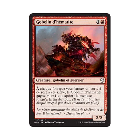 Gobelin d'hématite / Bloodstone Goblin