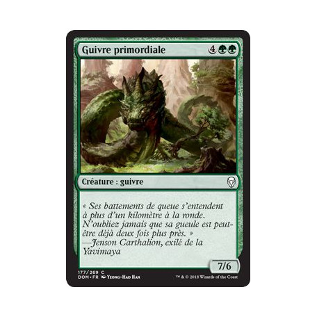 Guivre primordiale / Primordial Wurm