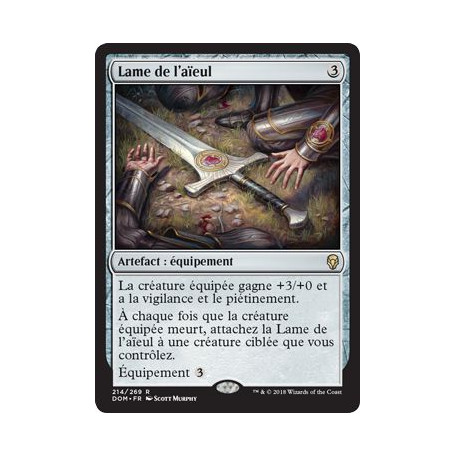 Lame de l'aïeul / Forebear's Blade