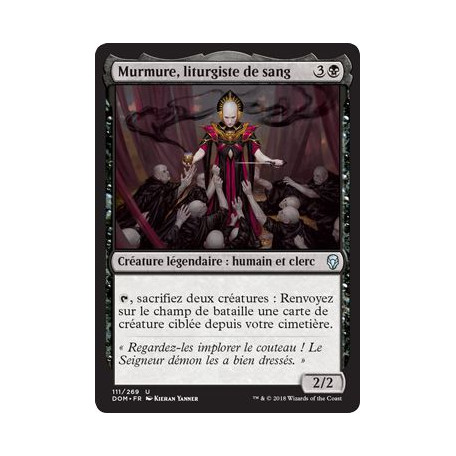 Murmure, liturgiste de sang / Whisper, Blood Liturgist