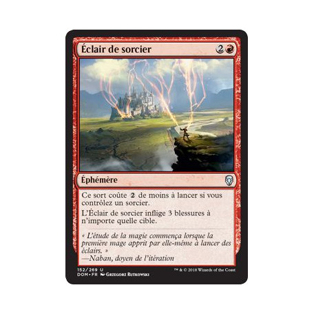 Éclair de sorcier / Wizard's Lightning