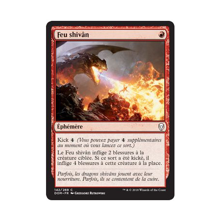 Feu shivân / Shivan Fire - Foil