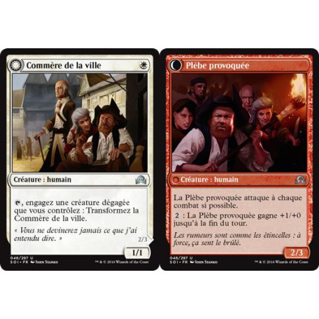 Commère de la ville // Plèbe provoquée