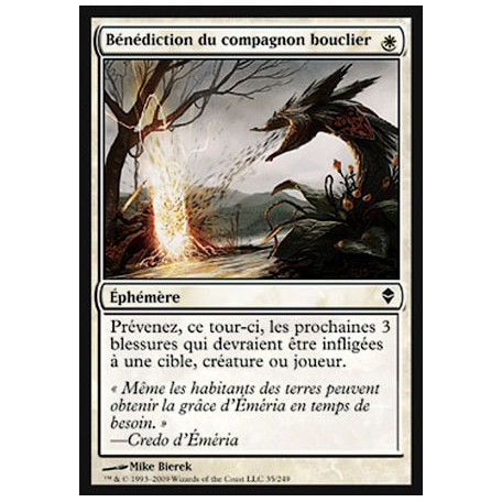 Bénédiction du compagnon bouclier / Shieldmate's Blessing