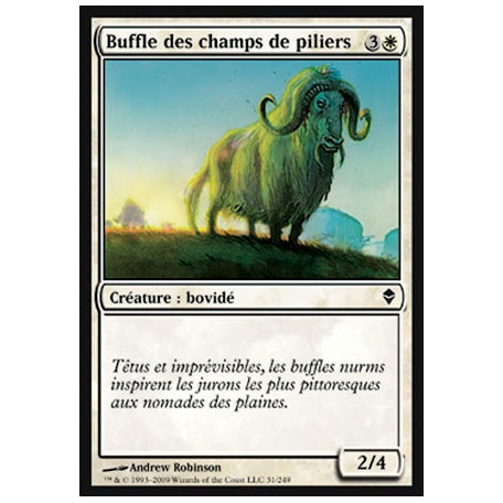 Buffle des champs de piliers / Pillarfield Ox