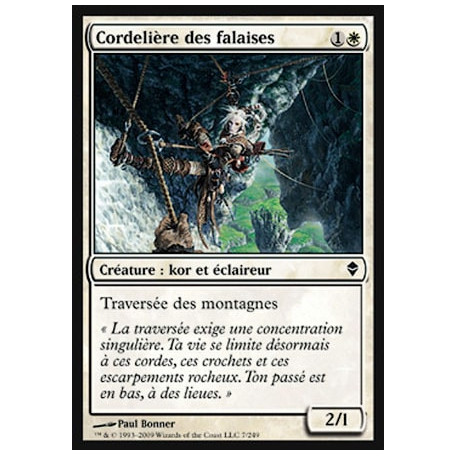 Cordelière des falaises / Cliff Threader