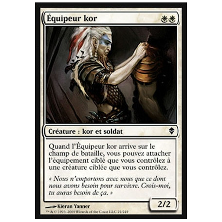 Équipeur kor / Kor Outfitter