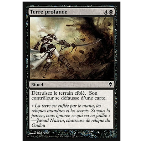 Terre profanée / Desecrated Earth