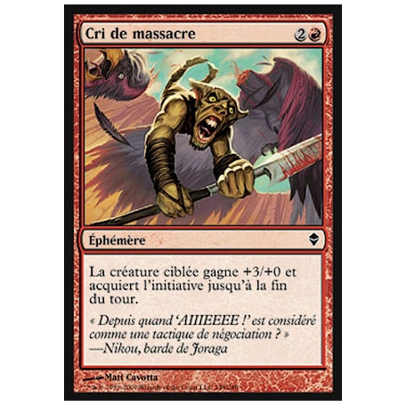 Cri de massacre / Slaughter Cry