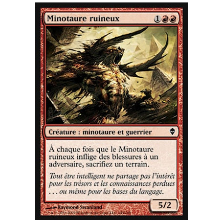 Minotaure ruineux / Ruinous Minotaur
