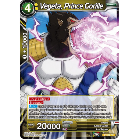 P-042 Vegeta, Prince Gorille