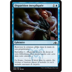 Disparition inexpliquée / Unexplained Disappearance