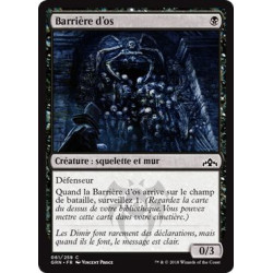 Barrière d'os / Barrier of Bones