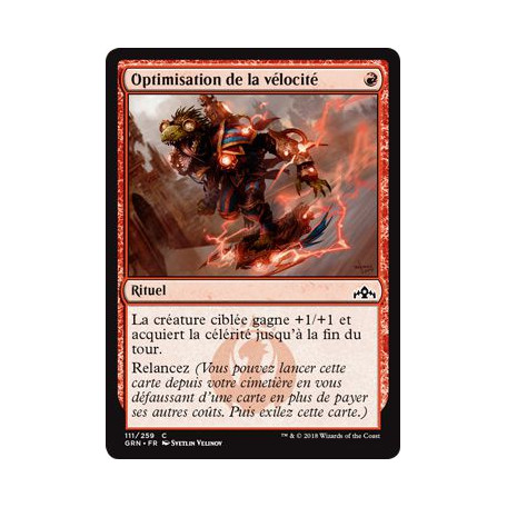 Optimisation de la vélocité / Maximize Velocity