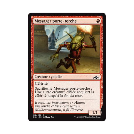 Messager porte-torche / Torch Courier