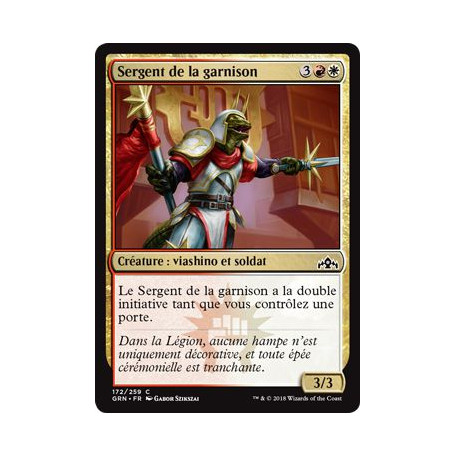 Sergent de la garnison / Garrison Sergeant