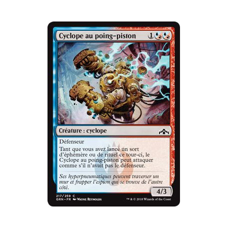 Cyclope au poing-piston / Piston-Fist Cyclops