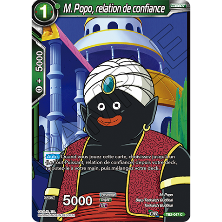 TB2-047 C M. Popo, relation de confiance