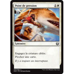 Point de pression / Pressure Point