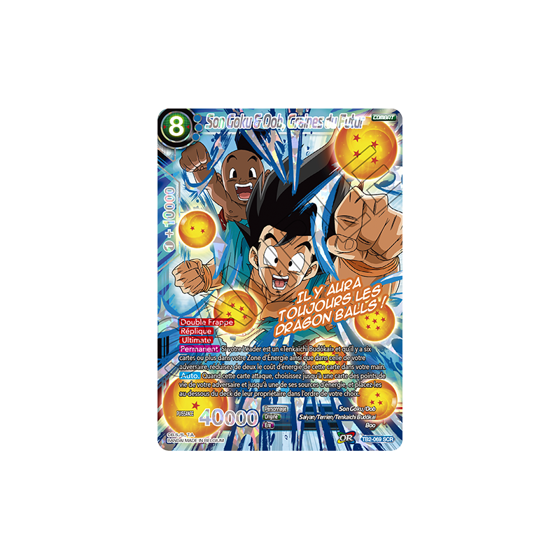 ♢Dragon Ball Super♢ Son Goku & Oob, Graines du Futur : TB2-069 SCR