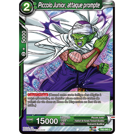 TB2-040 C Piccolo junior, attaque prompte