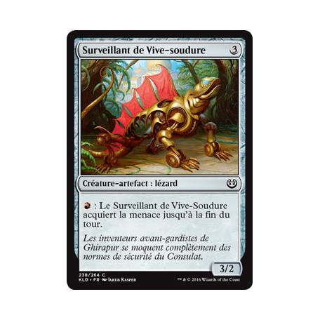Surveillant de Vive-soudure / Weldfast Monitor