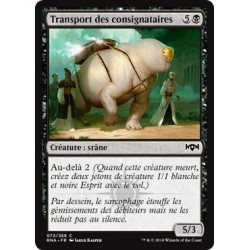 Transport des consignataires / Debtors' Transport