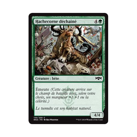 Hachecorne déchaîné / Rampaging Rendhorn