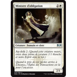 Ministre d'obligation / Ministrant of Obligation