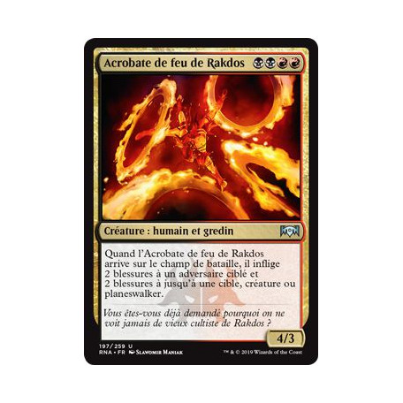 Acrobate de feu de Rakdos / Rakdos Firewheeler