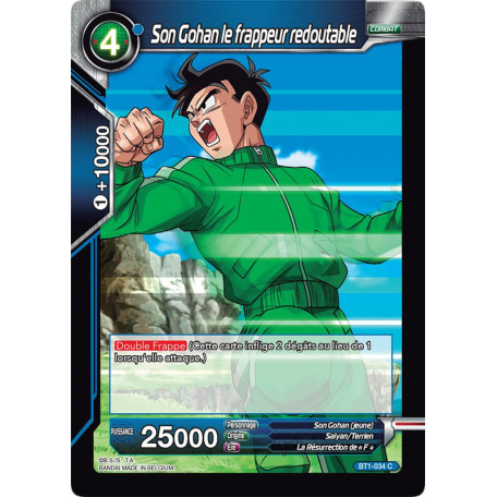 BT1-034 Son Gohan le frappeur redoutable