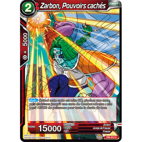 TB3-013 Zarbon, Pouvoirs cachés