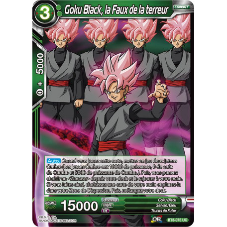 BT3-075 Goku Black, la Faux de la terreur