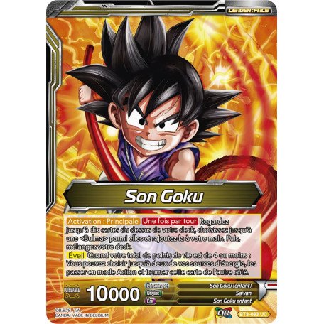 BT3-083 Son Goku // Son Goku, Gorille incontrôlable