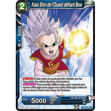 BT3-039 Kaïo Shin de l'Ouest défiant Boo