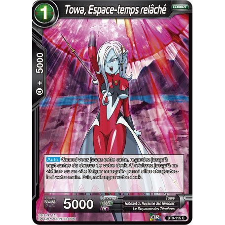 BT3-115 Towa, Espace-temps relâché