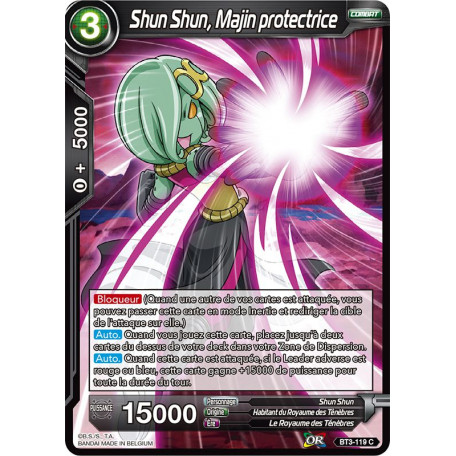 BT3-119 Shun Shun, Majin protectrice