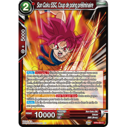 BT6-004 Son Goku SSG, coup de poing préliminaire