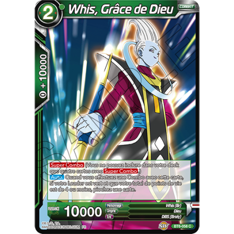 BT6-058 Whis, grâce de Dieu