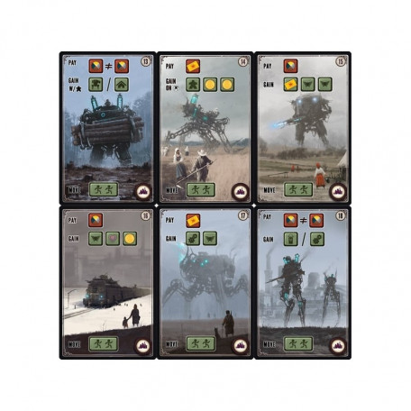 Scythe - Cartes Usine 13-18