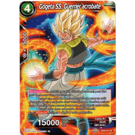 EX04-01 EX Gogeta SS, Guerrier acrobate