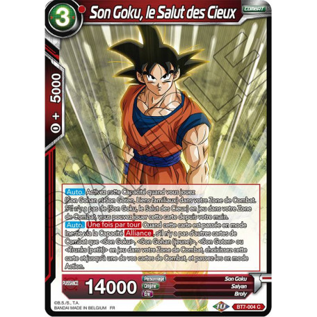 BT7-004 Son Goku, le Salut des Cieux
