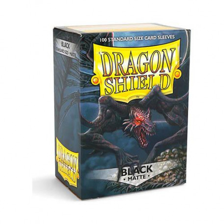 Protèges cartes - Deck Box x100 - Black Matte