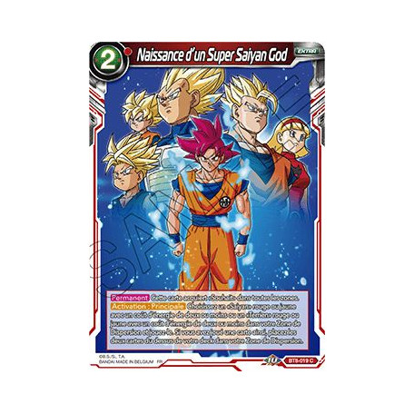 BT8-019 Naissance d'un Super Saiyan God