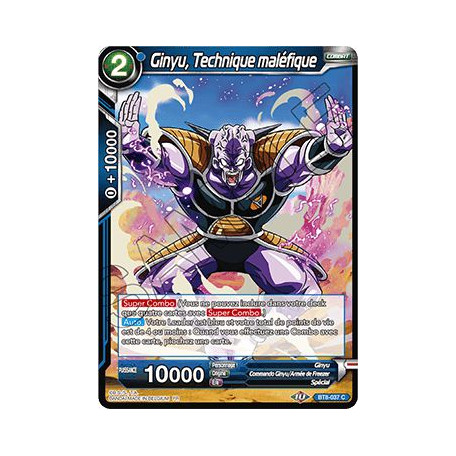 BT8-037 Ginyu, Technique maléfique