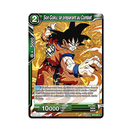 BT8-046 Son Goku, se préparant au Combat