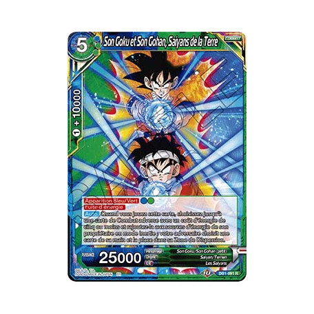 DB1-091 Son Goku et Son Gohan, Saiyans de la Terre