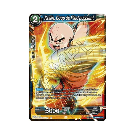 EX10-01 Krillin, Coup de Pied puissant